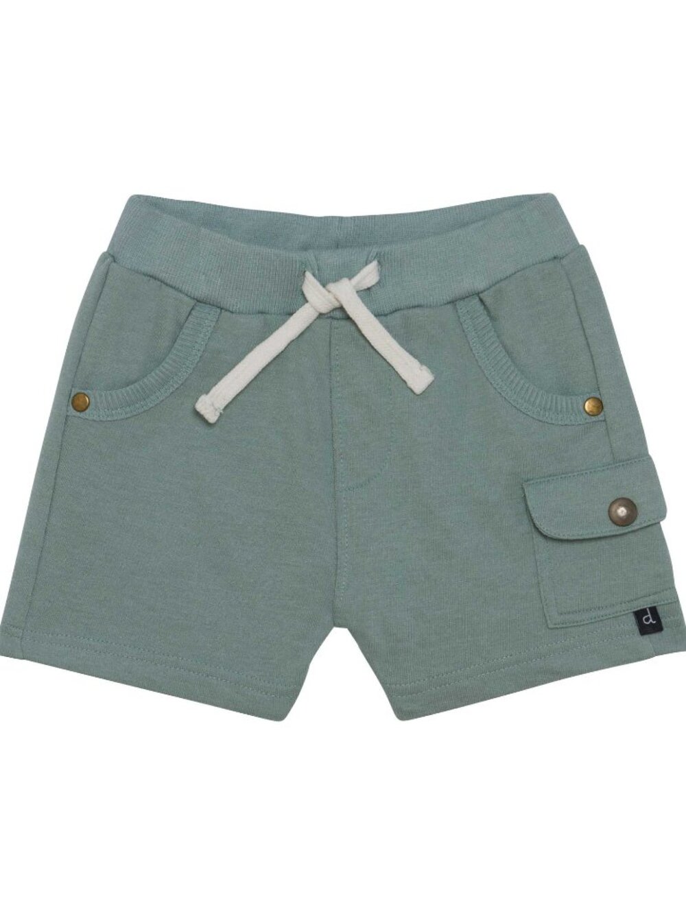 French Terry Short Chinois Green - 8